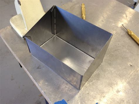 how to build a metal box|sheet metal box fabrication.